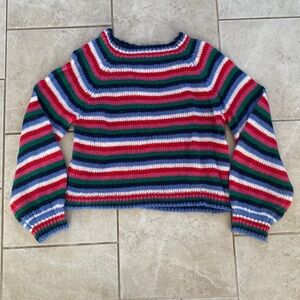 Crave Fame By Almost Famous Colorful Stripe Sweater